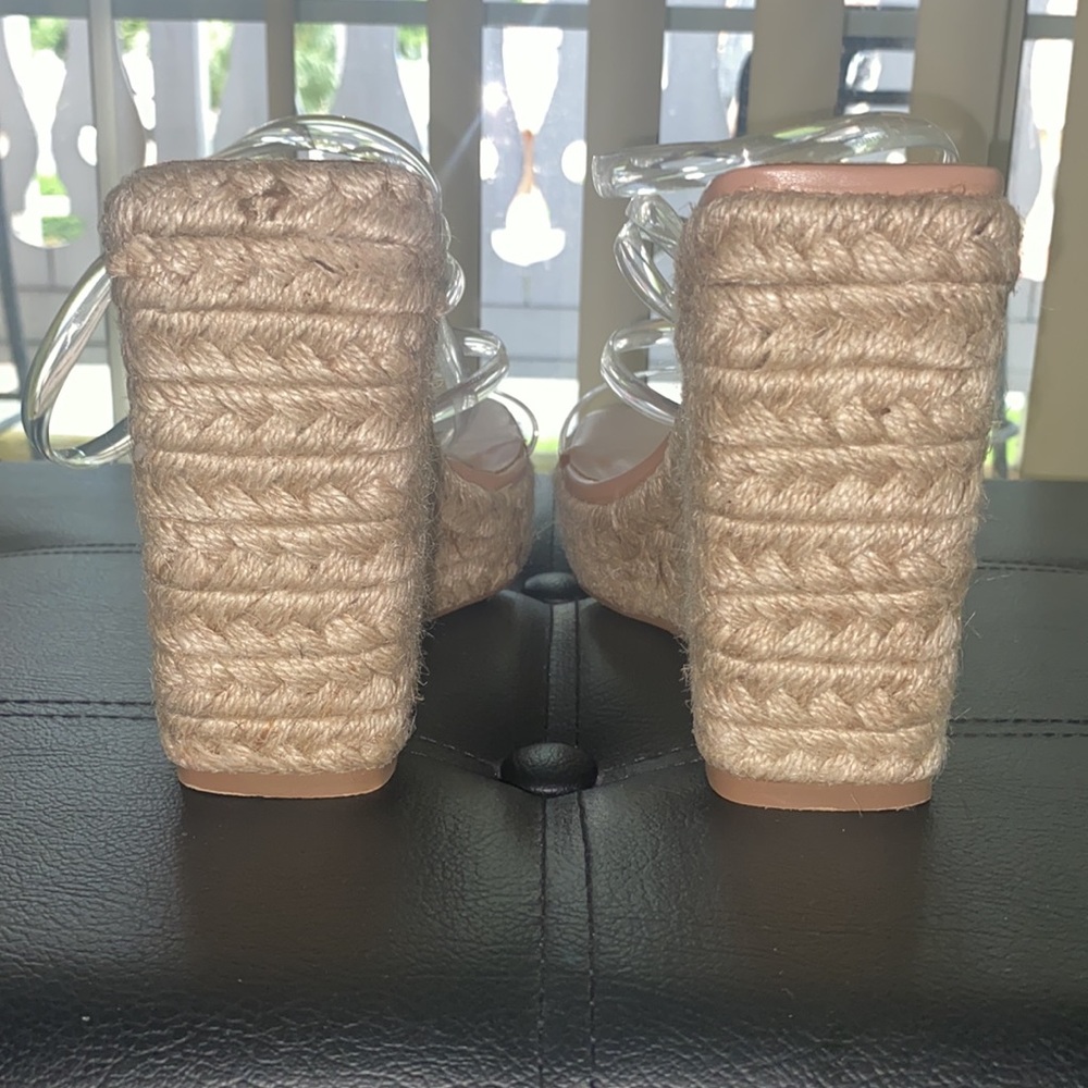 Hillarie Strappy Espadrille Wedges Sandals - Picture 5 of 7